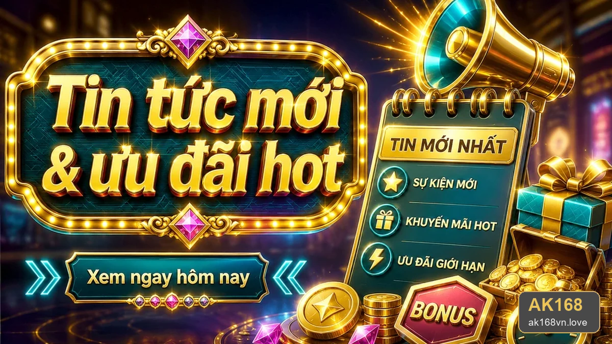 Khuyến Mãi AK168 Cho Người Mới: Đánh Giá Ưu Đãi Qua Độ Minh Bạch Điều Kiện Nhận Thưởng – ak168vn.love